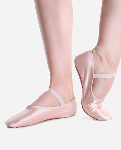 Tappers & Pointers Satin Full Sole Ballet Shoe