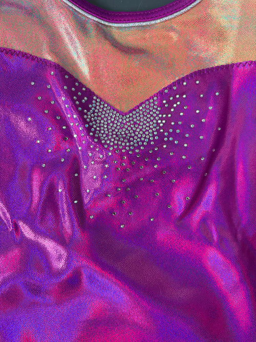 The Zone Opal 3/4 Sleeve Leotard Z453OPA