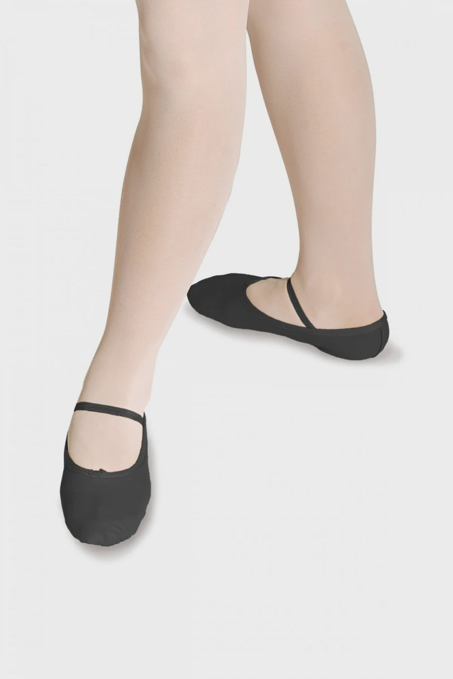 Freed Leather Full Sole Ballet Shoe Black