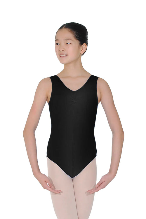Tappers & Pointers Sleeveless Ruched Front Leotard