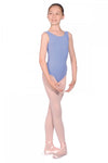 Roch Valley Cotton Sleeveless Leotard Sky Blue ILEO