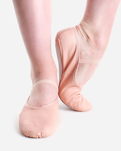 So Danca Leather Full Sole Ballet Shoe BAE90
