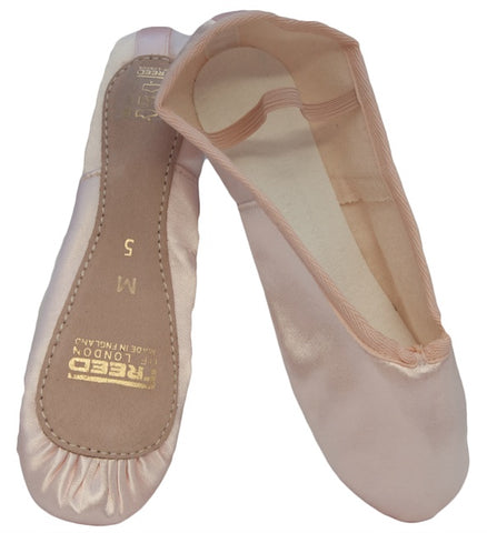 Freed Leather Full Sole Ballet Shoe Pink