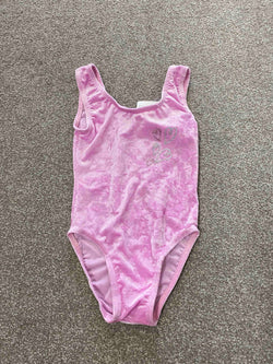 Agiva Sleeveless Crushed Velour Leotard