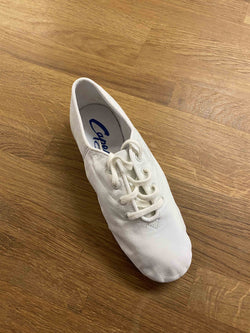 Capezio White Split Sole Jazz Shoe CG02