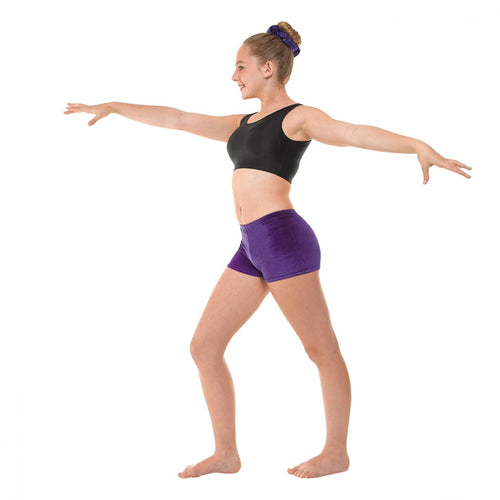 Tappers and Pointers Velour Hipster Shorts
