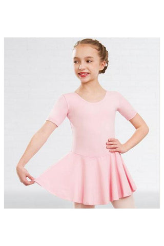 IDS MILLY Voile Skirted Cap Sleeve Leotard