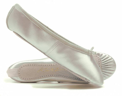 Roch Valley Ivory Satin Full Sole Ballet Shoe