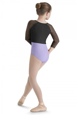 Mirella Bow Flock Mock Top M728C