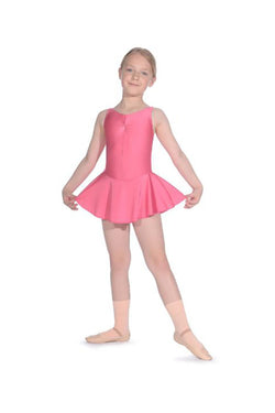 Roch Valley Shiny Lycra Skirted Leotard ISTDJ Rose Pink