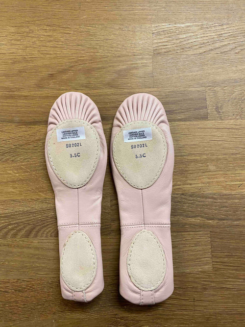Bloch Pink Leather Split Sole Ballet Shoe S0202
