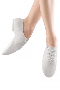 Bloch Jazzsoft Split Sole Jazz Shoe White S0405