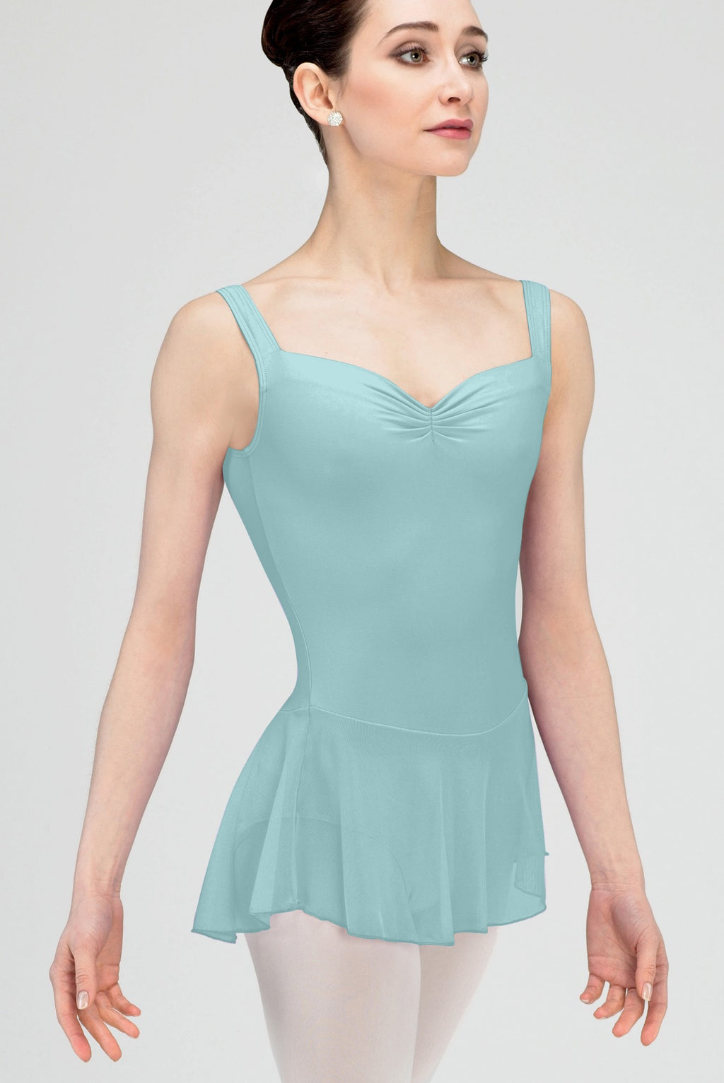 Capezio Camisole Empire Dress Dance Costume, Elegant Dance Costumes With  Leotard & Flowing Georgette Skirt, Sleeveless Dress For Women, Ideal For  Lyrical & Ballet Dance - Light Blue, XS (Xtra Small) 